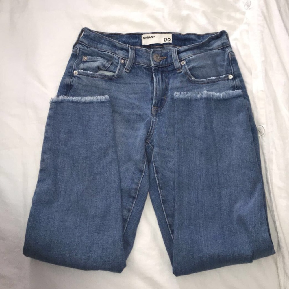 Blue Garage mom jeans